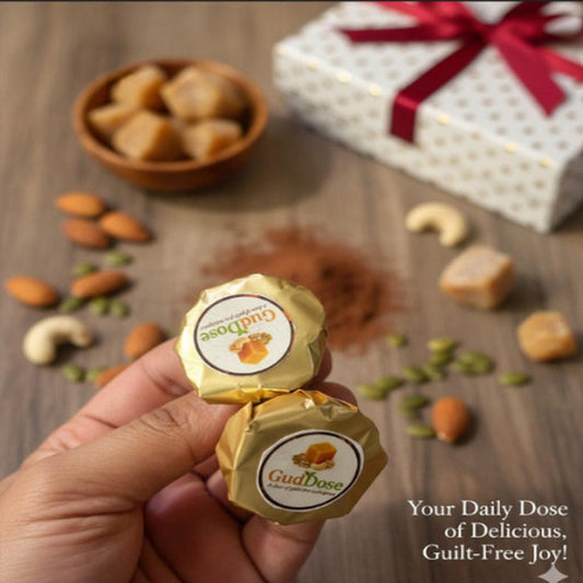 CHOCODOSE - Jaggery, Seeds & Dry Fruits Guilt-Free Bites | Healthy alternative of unhealthy chocolates | No Added Sugar | No Preservatives | High in Protein | Instant Energy | Healthy Choco Snack (Pack of 10 Doses - 15g each)