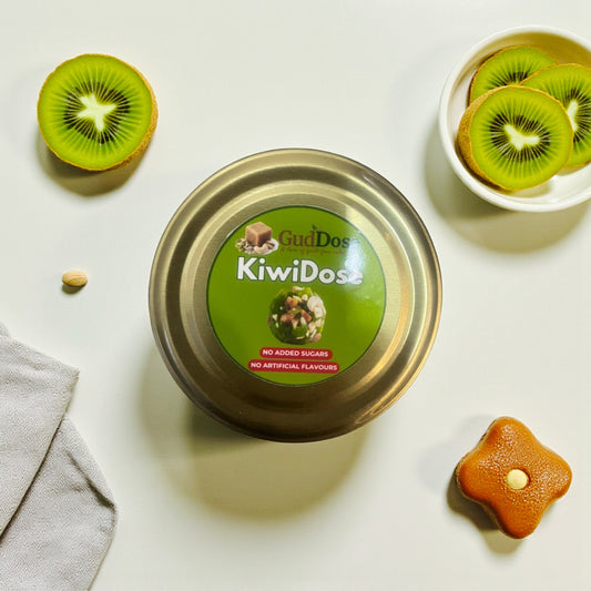 KIWIDOSE - Kiwi, Seeds & Dry Fruits Guilt-Free Bites | No Added Sugar | No Preservatives | High Protein | Boosts Immunity | Enhances Skin Health