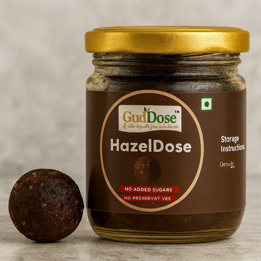 HAZELDOSE-  Hazelnuts, Dates, Seeds and Dry Fruits Guilt-Free Bites | No Added Sugar | No Preservatives | High in Antioxidants & Healthy Fats | Boosts Brain Health