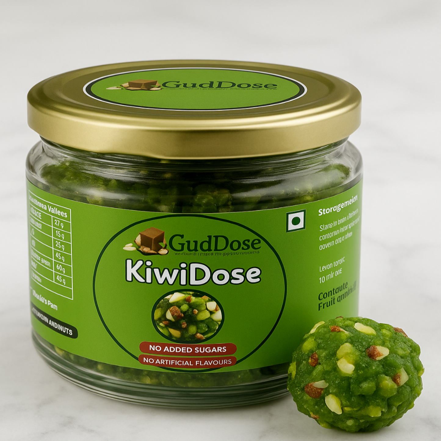KIWIDOSE -  Kiwi, Seeds & Dry Fruits Guilt-Free Bites | No Added Sugar | No Preservatives | High Protein | Boosts Immunity | Enhances Skin Health